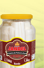 Palmito Palmeira Real Banda 1800g